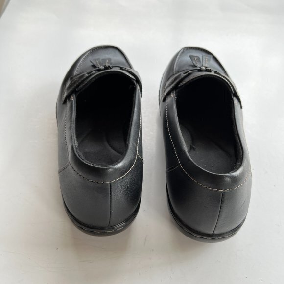 Clarks Channing Ann 22545 Slip on Loafer Black Leather Women's Size 7.5 … - Picture 5 of 6